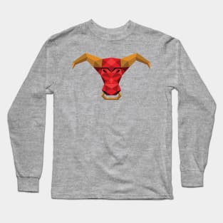 Raging Bull with Nose Ring Long Sleeve T-Shirt